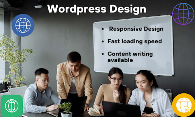 Gig Preview - Design a stunning wordpress website