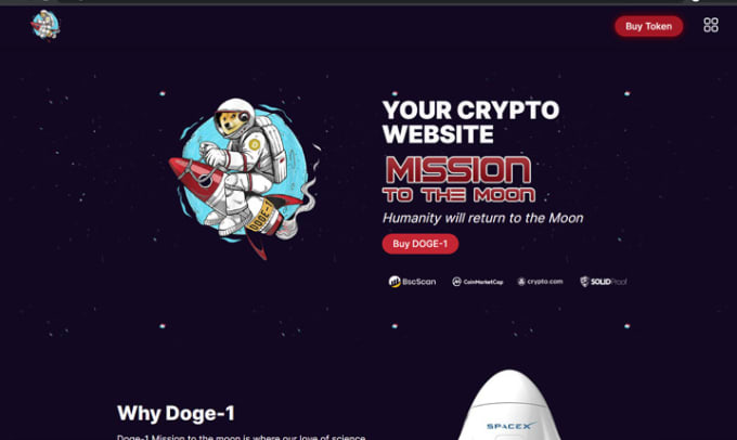 Gig Preview - Create cryptocurrency website web3