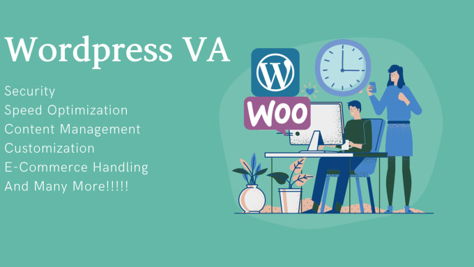 Gig Preview - Be your wordpress virtual assistant and maintenance manager