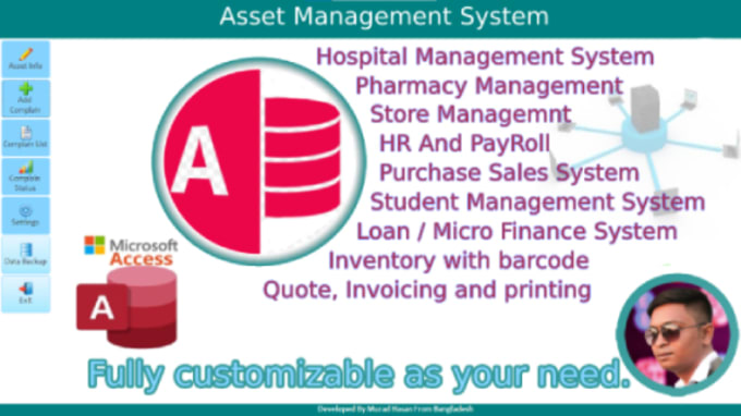 Gig Preview - Design the microsoft access database to suit your need