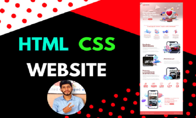 Gig Preview - Design responsive HTML CSS website within 24 hours