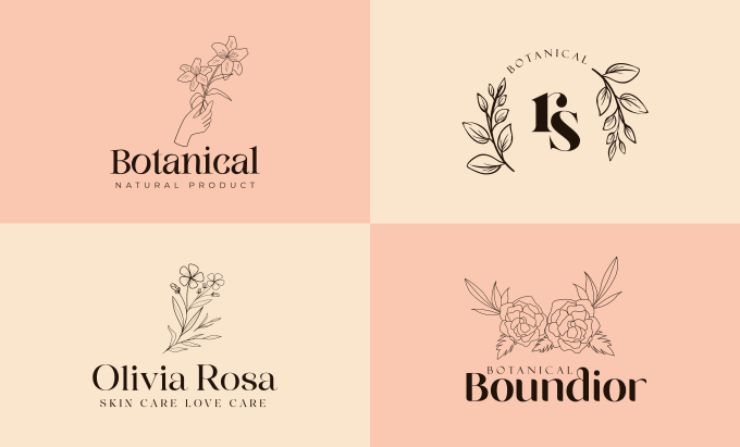 Gig Preview - Do hand drawn botanical boho signature feminine floral beauty spa logo design