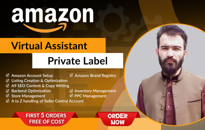 Gig Preview - Be your amazon virtual assistant, fba pl VA, amazon private label VA