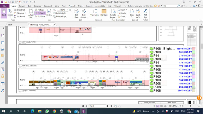 Gig Preview - Do paint and tiles cost estimation by planswift