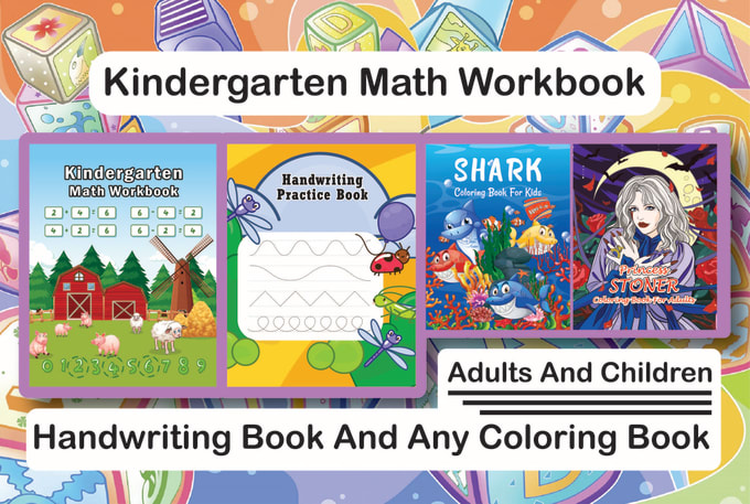 Bestseller - do kindergarten workbook, handwriting and any coloring book