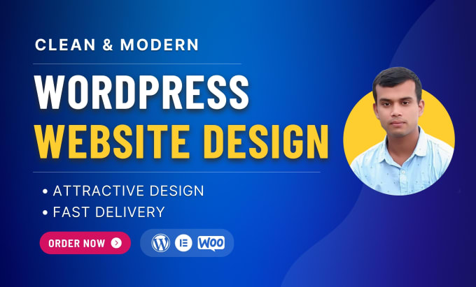 Gig Preview - Design modern wordpress website or woocommerce shop using elementor