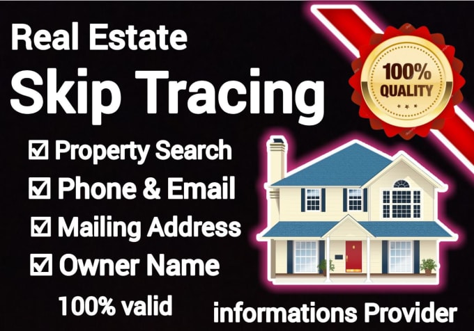 Gig Preview - Do skip tracing of real estate leads