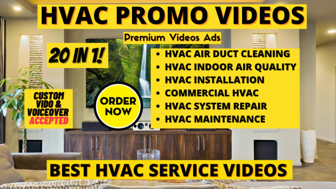 Gig Preview - Create unlimited custom hvac service explainer video