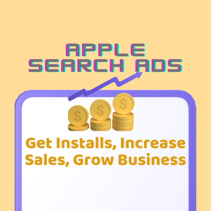 Gig Preview - Run apple search ads for app install and app promotion