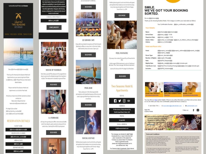 Gig Preview - Create responsive html email template using mjml