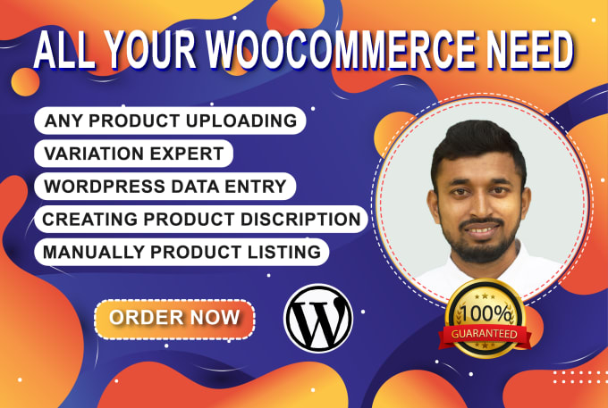 Gig Preview - Do woocommerce product listing and wordpress data entry