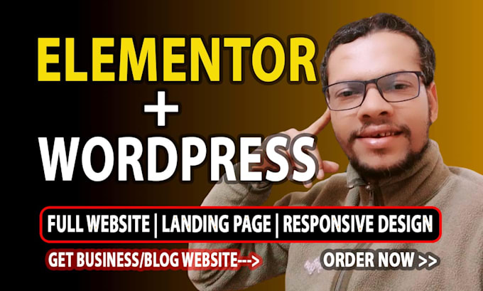 Gig Preview - Clone create a responsive wordpress website design or elementor website redesign