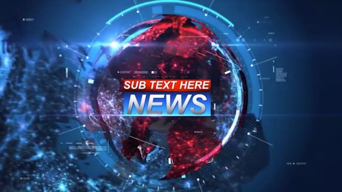 Gig Preview - Create a best news channel intro for tv