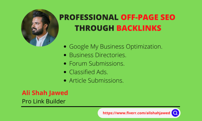 Gig Preview - Do off page SEO of your website through backlinks