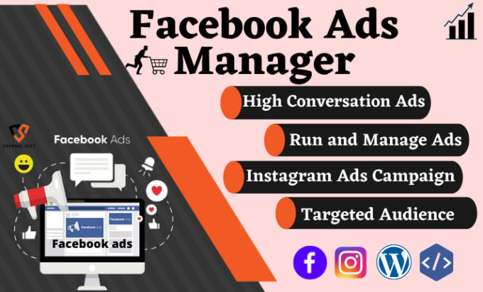 Gig Preview - Be your beneficial facebook ads manager