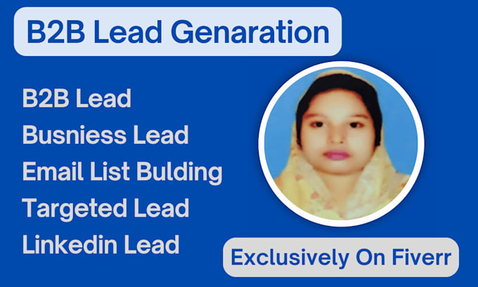 Gig Preview - Do b2b lead generation and email list building