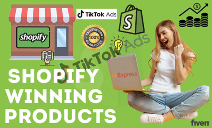 Gig Preview - Do shopify winning product research for tiktok ads