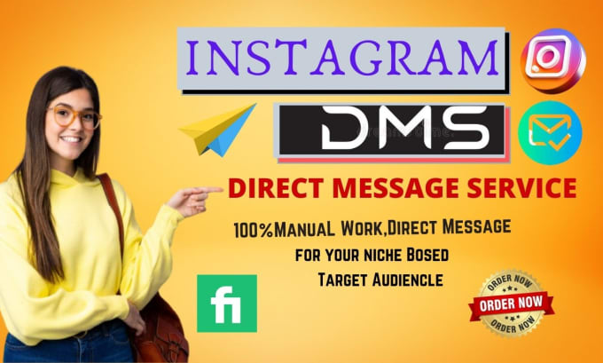 Gig Preview - Do instagram dms and exposure direct message to targeted audience