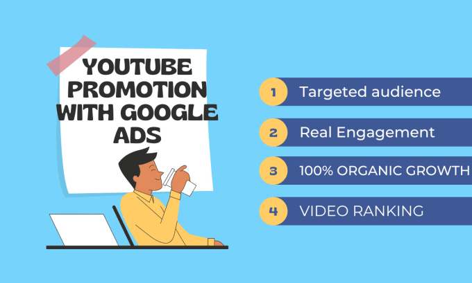 Gig Preview - Targeted youtube promotion with google ads