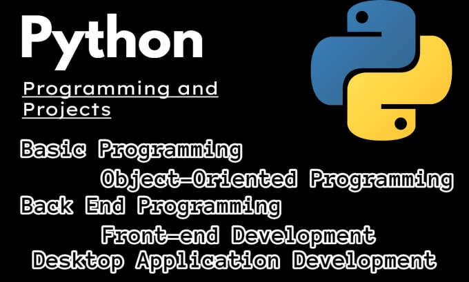 Gig Preview - Create python program and do python projects