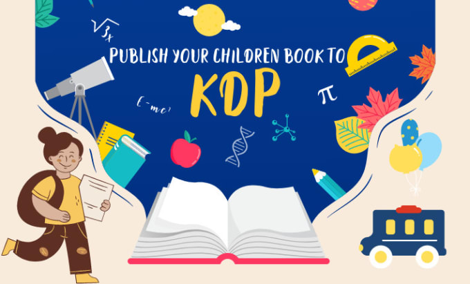 Gig Preview - Publish your children book to KDP