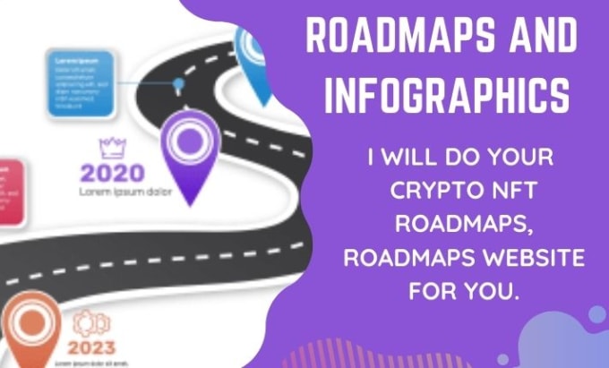 Gig Preview - Do your crypto nft roadmap, roadmap website, infographic design, nft roadmap