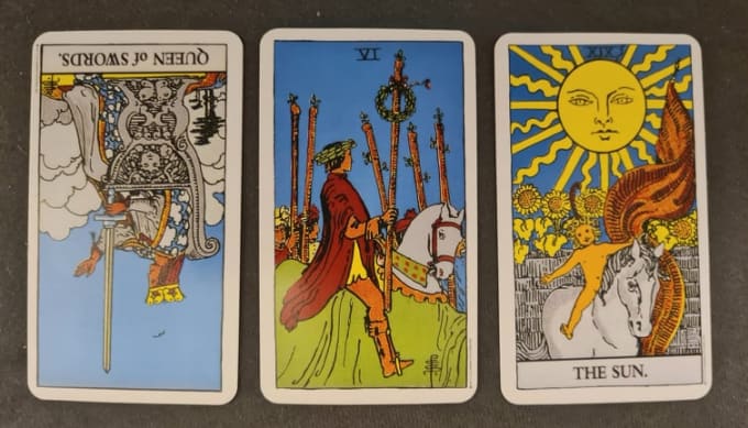 Gig Preview - Do tarot reading of 2 questions with 3 cards