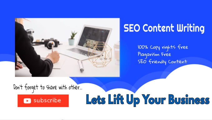 Gig Preview - Write seo friendly content and article for blog and website