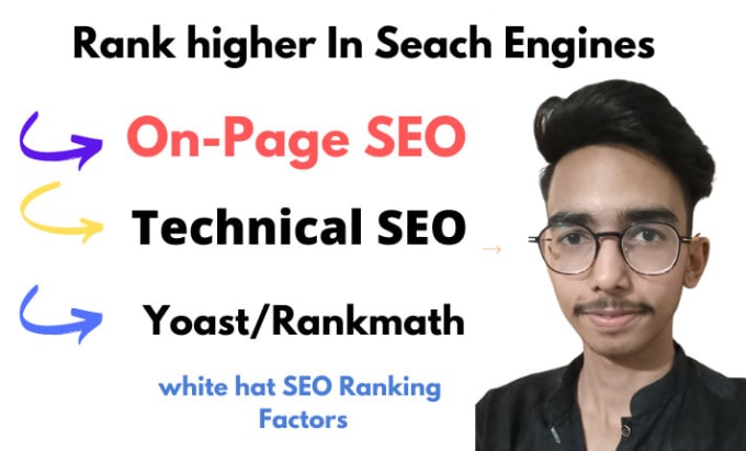 Gig Preview - Do on page SEO with yoast rankmath technical optimization of your wordpress site