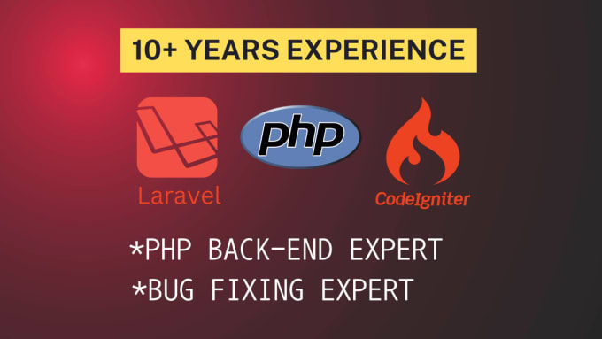 Gig Preview - Develop or fix PHP laravel codeigniter website