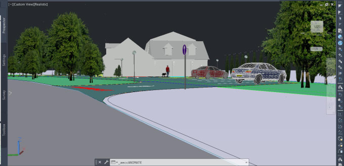 Gig Preview - Create 3d landscape parking lot design with vehicle tracking