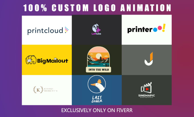 Gig Preview - Create a unique professional custom logo animation