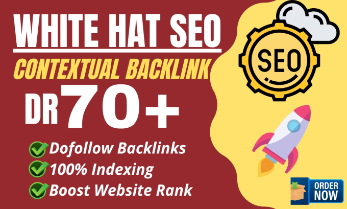 Gig Preview - Do powerful contextual dofollow DR 60 backlinks off page seo at lowest price