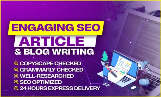 Gig Preview - Write SEO research articles and blogs for you