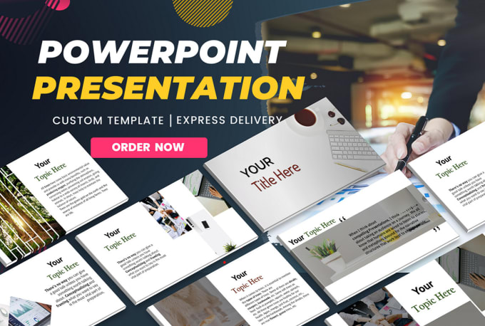 Gig Preview - Design powerpoint presentation and pitch deck in 24 hours