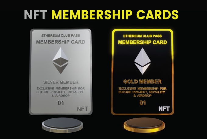 Gig Preview - Create 3d rotating nft membership cards or trading cards