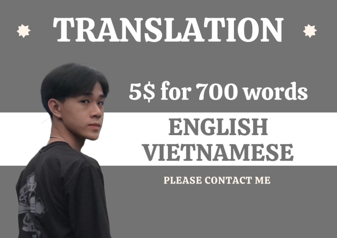 Gig Preview - Translate from english to vietnamese at the cheapest price