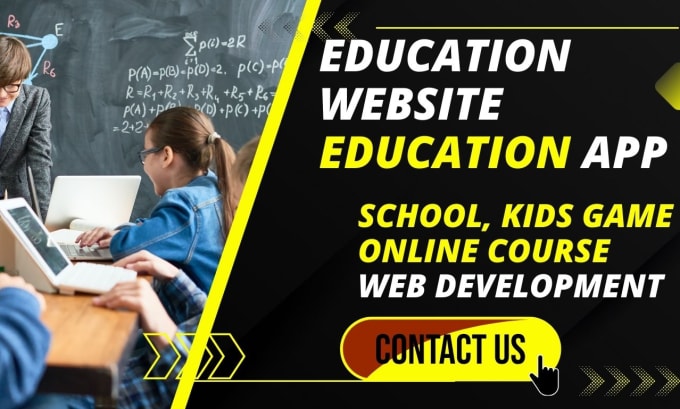 Gig Preview - Design education school online course website create kids elearning app game