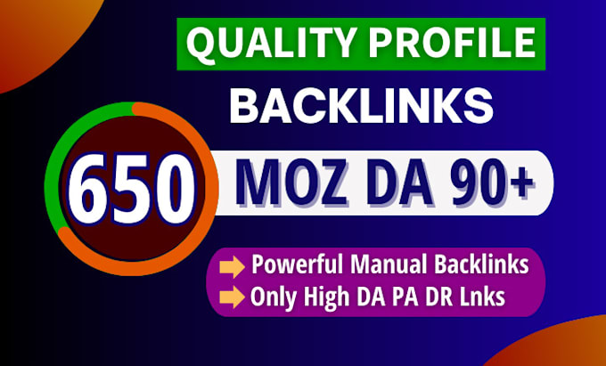 Bestseller - create 650 high authority dofollow profile backlinks for safe and effective SEO