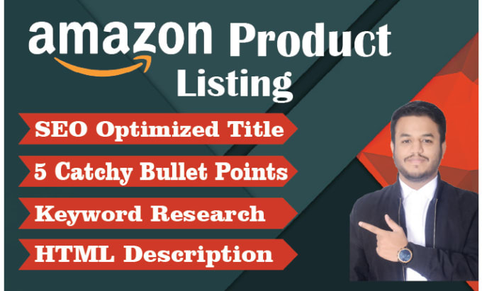 Gig Preview - Write amazon product listing, SEO optimized amazon product listing