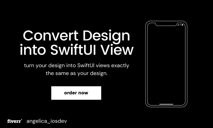 Gig Preview - Convert your ios app design into swiftui views