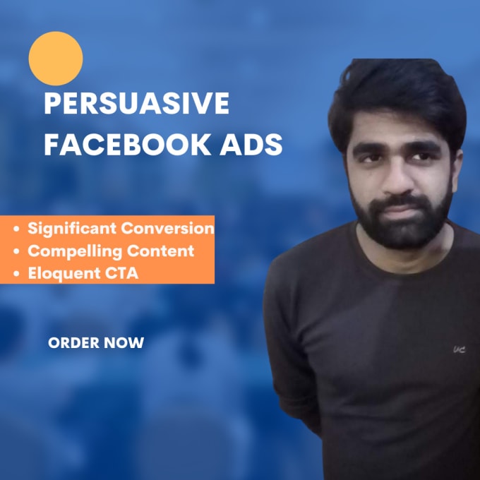 Gig Preview - Create convincing high conversion ad copy for facebook ads