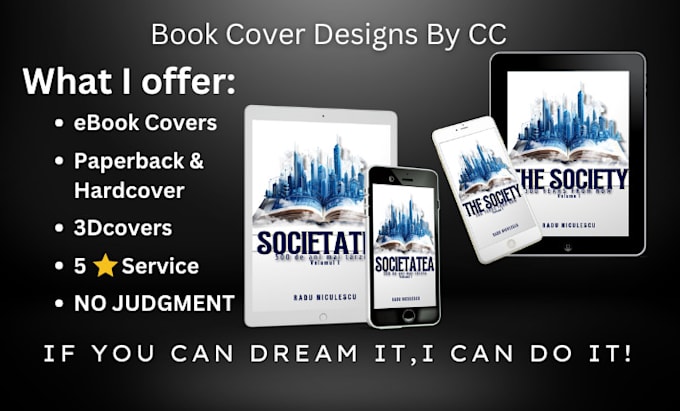 Gig Preview - Create a professional amazon KDP book cover design