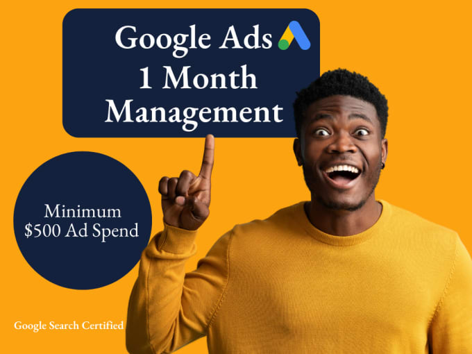 Gig Preview - Manage your google advertising campaign for conversions