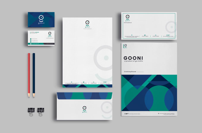 Gig Preview - Do company branding, and name card with full stationery kit