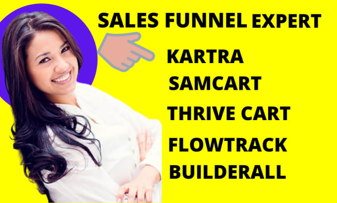 Gig Preview - Samcart thrivecart flowtrack kartra builderall go high level click funnel