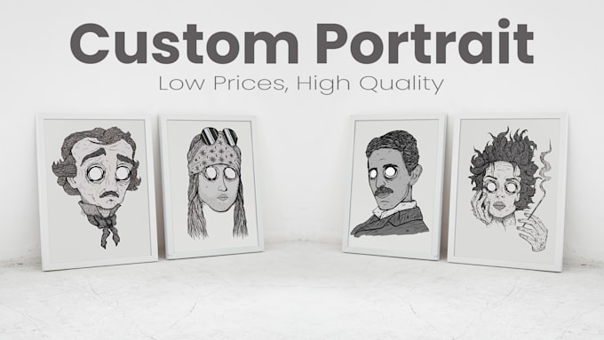 Gig Preview - Personalized portrait with a unique style