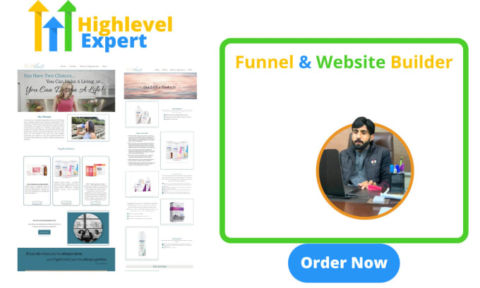 Gig Preview - Design responsive gohighlevel website and funnel