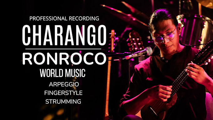 Bestseller - record charango or ronroco unique sound for your needs