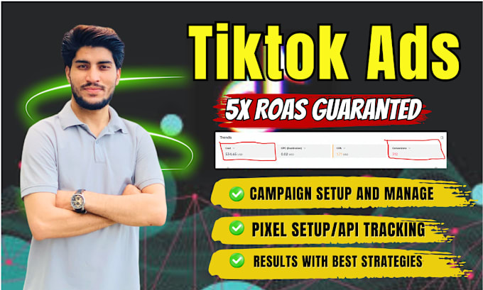 Gig Preview - Create, run and manage tiktok ads campaign, tik tok ads, tiktok advertising